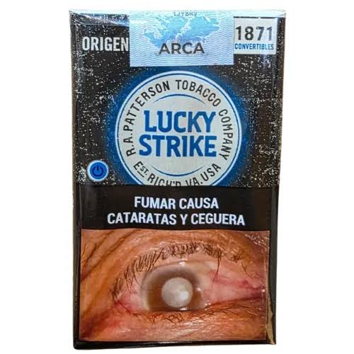 LUCKY STRIKE ORIGEN ks  CONVERTIBLE 20s